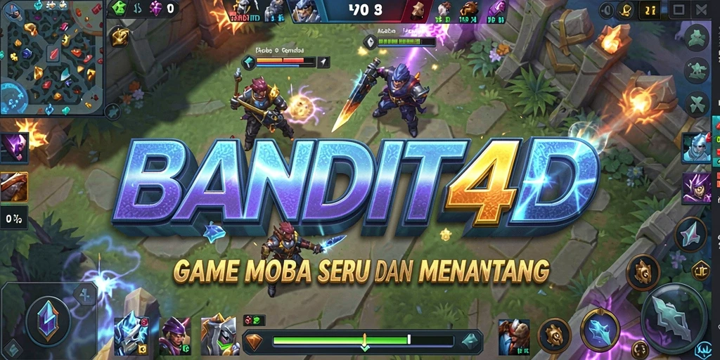 Tampilan gameplay seru dan dinamis di BANDIT4D.