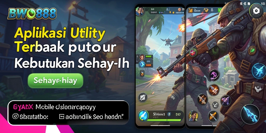 Tampilan utama BWO888 dengan berbagai alat Utility yang siap digunakan.