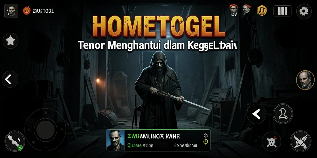 Screenshot menampilkan momen menegangkan dalam game HORROR.