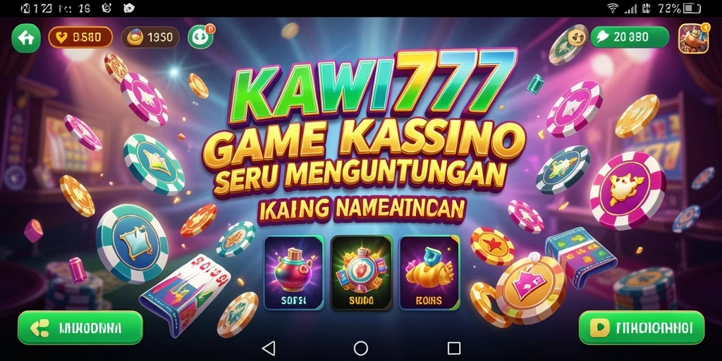 Tampilan seru gameplay Kasino KAWI777 dengan grafis yang menarik.
