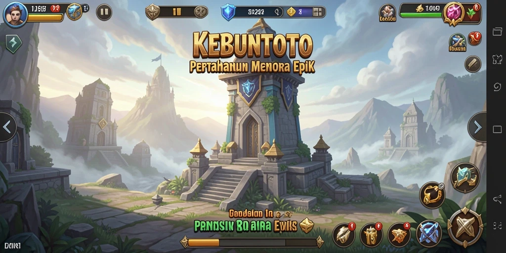 Tampilan gameplay KEBUNTOTO yang mendebarkan dan penuh aksi.
