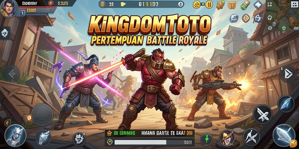 Tampilan gameplay seru dari pertempuran KINGDOMTOTO.
