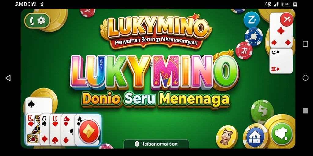 Tampilan gameplay Domino yang seru dan interaktif.