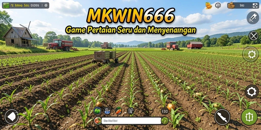 Gameplay menarik dari MKWIN666 dengan berbagai aktivitas pertanian.