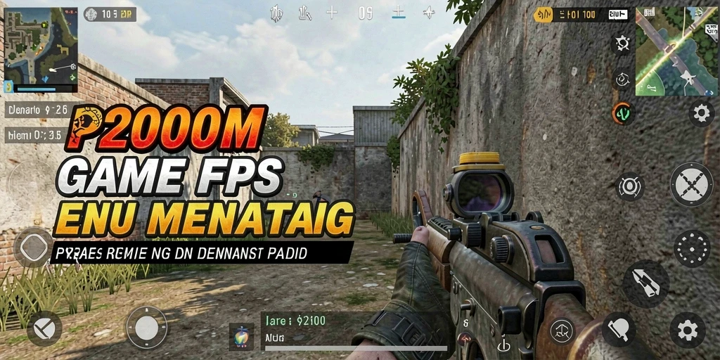 Gameplay mendebarkan dalam P200M dengan pengalaman FPS yang menentu.