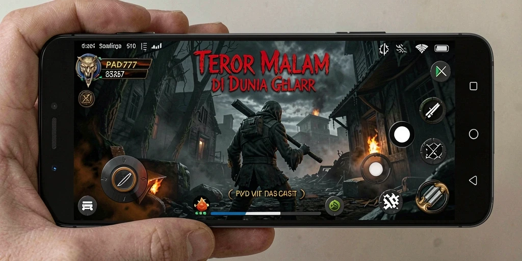 Screenshot menampilkan momen menegangkan dari gameplay PADI777.