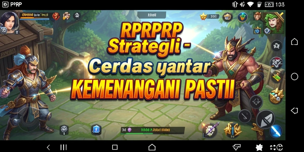 Tangkapan layar gameplay RPRPRP menampilkan aksi strategi mendebarkan.