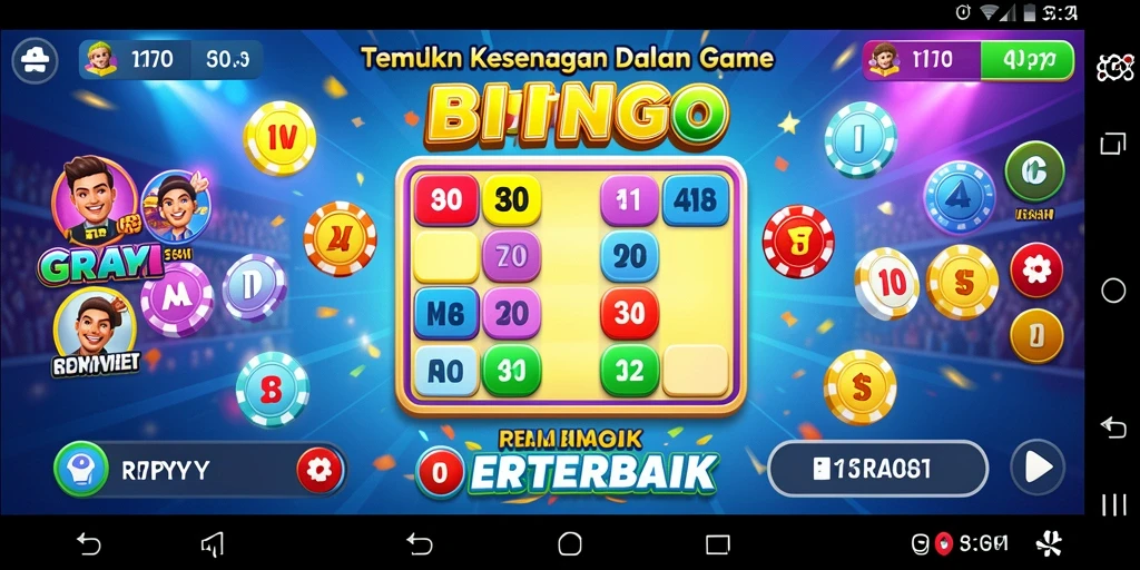 Tampilan gameplay Bingo yang menarik dan seru di RPYYY.