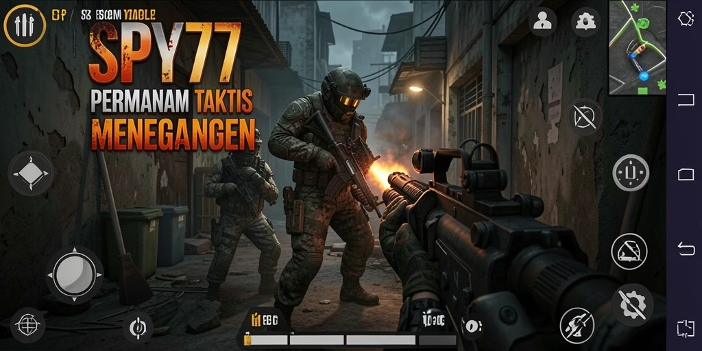 Gameplay SPY77 yang menegangkan dalam aksi TPS.