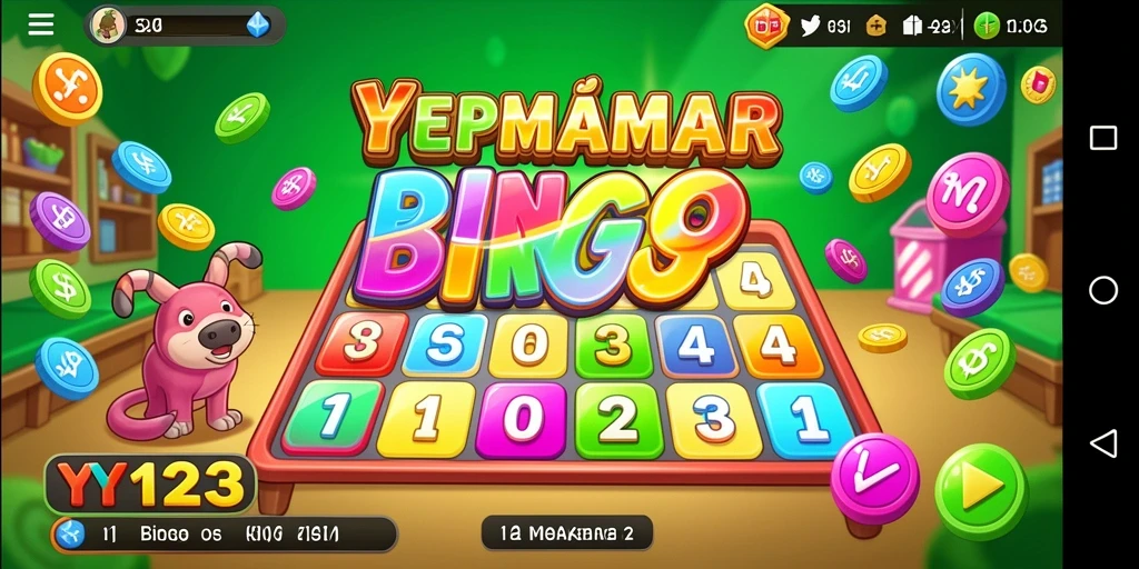 Screenshot gameplay YY123 menunjukkan momen seru permainan Bingo.